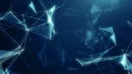 Plexus Abstract Network Titles Technology Science Background Loop Stock Footage