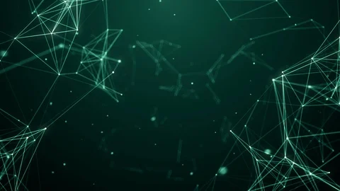 Plexus abstract network titles technology science background loop Stock Footage 85610919