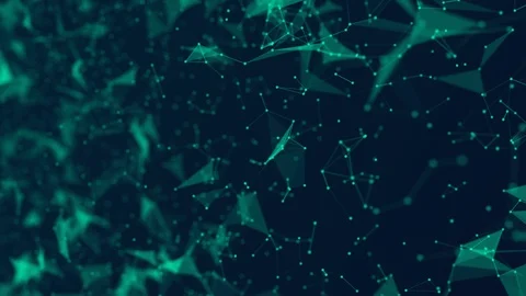 Plexus Abstract Network Titles Technology Science Background Loop Stock Footage 104648486