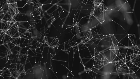Plexus Abstract Network Titles Technology Science Background Loop Stock Footage 104648496