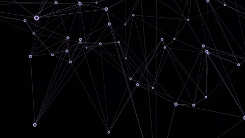 Plexus abstract network wave Stock Footage 149355671