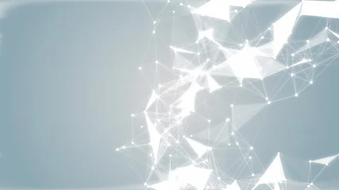 Plexus Abstract Network White Technology Science Background Stock Footage 321422183