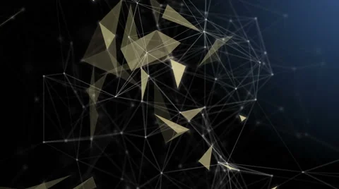 Plexus abstract technology and engineering background Vidéo 60772290