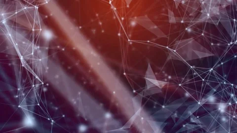 Plexus abstract technology and engineering background with original organic Stock Footage 69997657
