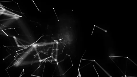 Plexus abstract technology and engineering background with original organic Stock Footage 72498809