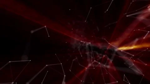 Plexus abstract technology and engineering background with original organic Stock Footage 72542169