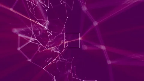 Plexus abstract technology and engineering background with original organic Stock Footage 72542450