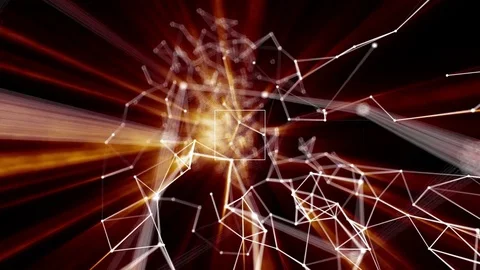 Plexus abstract technology and engineering background with original organic Stock Footage 72542650