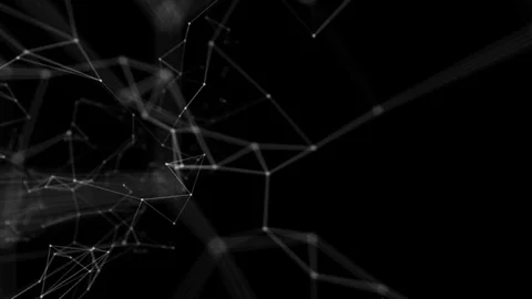 Plexus abstract technology and engineering background with original organic Stock Footage 72603134