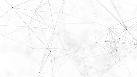 Plexus Abstract Technology And Engineering With Organic loop background Stock Footage 94690060