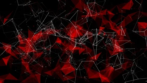 Plexus with alpha channel Video stock 89872549