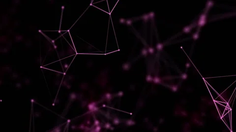 Plexus and triangles fantasy abstract technology and engineering background Video stock 62478908