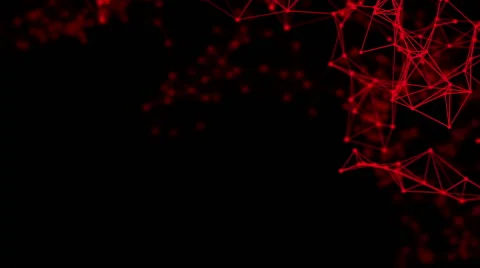 Plexus and triangles fantasy abstract technology and engineering background Video stock 62478937