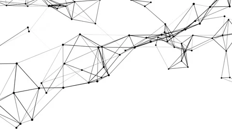 Plexus and triangles fantasy abstract technology and engineering background Stock Footage 62502650