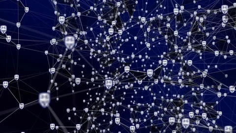 Plexus Anonymous Dark Video stock 126591957