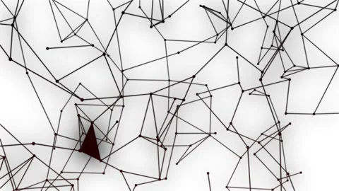 Plexus background. Abstract Plexus Geometrical Shapes. Stock Footage 162785572