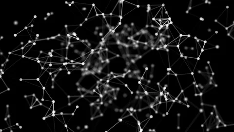 Plexus background with alpha channel Stock Footage 92673164