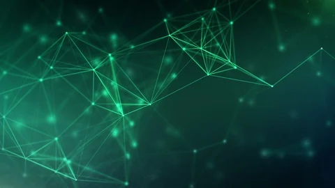 Plexus Background Animation Petrol V3 스톡 동영상 98760457