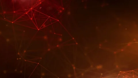 Plexus Background Animation Warm Red V1 스톡 동영상 98318821