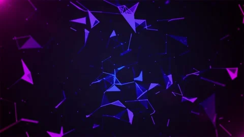 Plexus Background blue color, abstract background Stock Footage 231059872