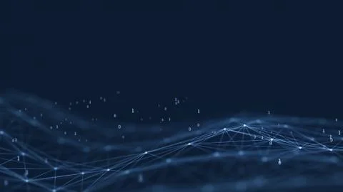 Plexus background. Stock Illustration