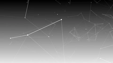 Plexus background with lines and polygonal spheres in space. Stock Footage 93922282