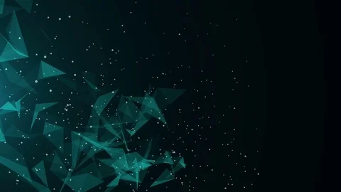 Plexus Background. Loop animation Stock-Footage 72521966