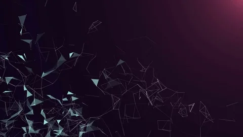 Plexus Background. Loop animation Stock Footage 72522045
