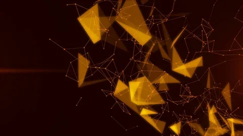 Plexus Background. Loop animation Stockbeeldmateriaal 72522088