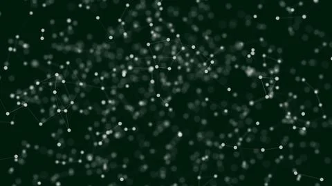 Plexus background with luminous particles and dots Illustration