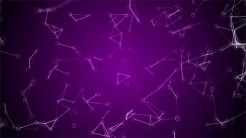 Plexus Background purple, abstract background, stripes in motion Video stock 231060959