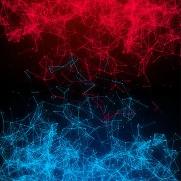 Plexus background. Technology abstract. Geometric element. Futuristic digital Stock Illustration