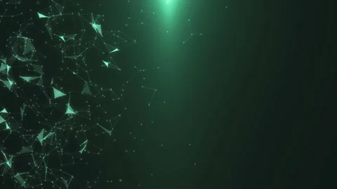 Plexus BG Green Stock Footage 154597998