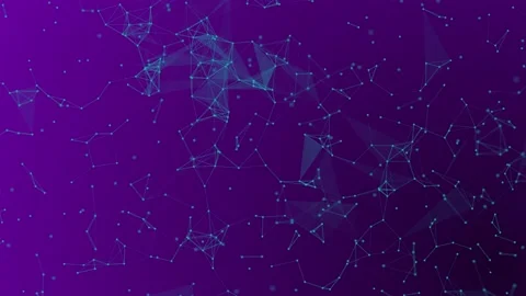 Plexus Blue Purple BG Video stock 153968706