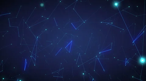 Plexus Blue Tech Background 01 Stock Footage 56511212