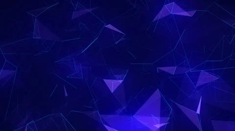 Plexus Blue Tech Background 02 Stock Footage 56511224