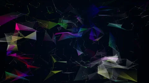 Plexus Business Futuristic Technology Abstract Background Concept Stock Footage 337984147