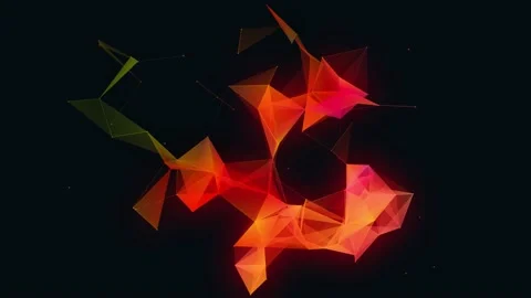 Plexus Color Background Stock Footage 152645022