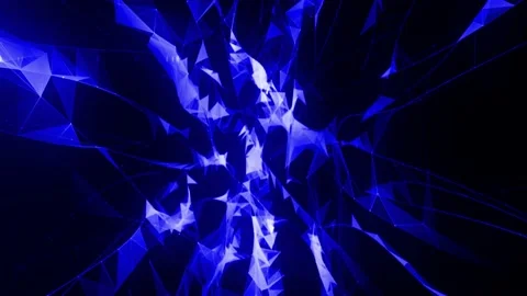 Plexus colorful abstract background video blue Stock Footage 198714007