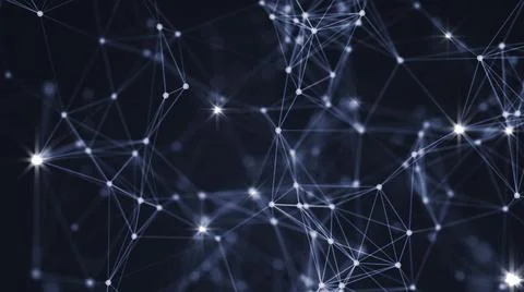 Plexus Connection and web concept. Illustrazione stock