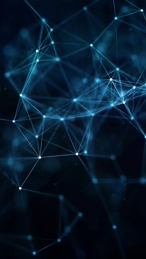 Plexus Connection, Geometric Modern Futuristic, Motion Background. Stock Footage 318335996