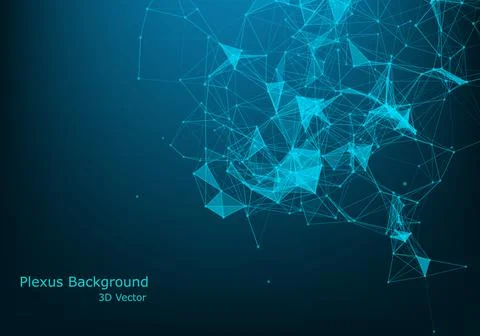 Plexus connections background. Vector eps10. Can be used as communications or Stock Illustration