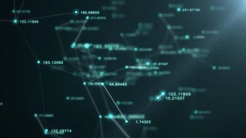 Plexus Connections networks Stock Footage 79074422