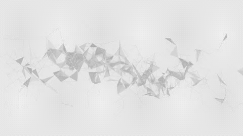 Plexus Construct with Alpha Channel Stock Footage 140367734