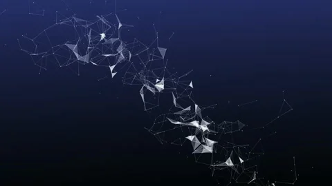 Plexus Construct Background Animation 02 Stock Footage 140439391