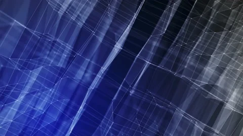 Plexus Construct breaking Planes Animation 03 Stock Footage 140335541