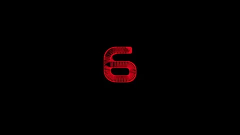 Plexus countdown timer from 10 to 0 seconds Stock Footage 252758050