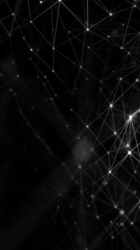 Plexus Data Connections Vertical Technology Background Stock Footage 337125901