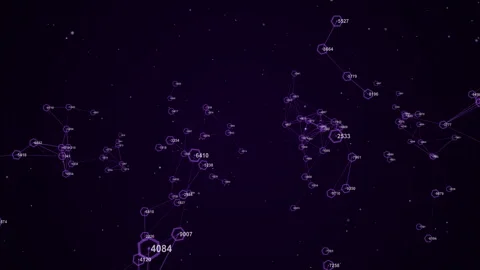 Plexus Data Network Connection Video Animated Background Stock Footage 337757917
