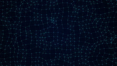 Plexus Data Network Connections Video Animated Background Stock Footage 337758140